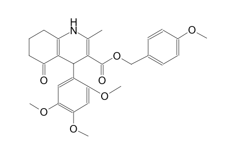 4-methoxybenzyl 2-methyl-5-oxo-4-(2,4,5-trimethoxyphenyl)-1,4,5,6,7,8-hexahydro-3-quinolinecarboxylate