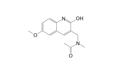 N-[(2-hydroxy-6-methoxy-3-quinolinyl)methyl]-N-methylacetamide