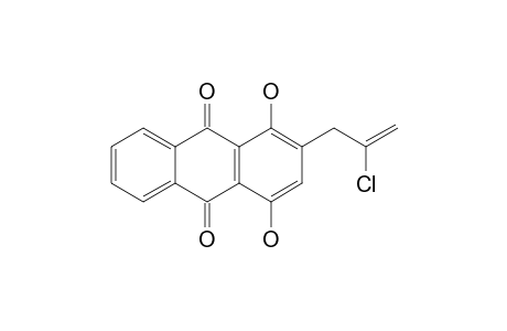 2-(2'-CHLOROPROP-2'-ENYL)-1,4-DIHYDROXY-ANTHRAQUINONE