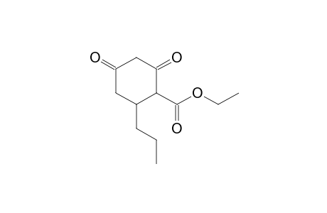 Ethyl 2,4-dioxo-6-propyl-cyclohexanecarboxylate