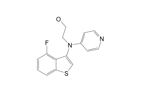 4-FLUORO-3-(2-HYDROXYETHYL-4-PYRIDINYL-AMINO)-BENZO-[B]-THIOPHENE