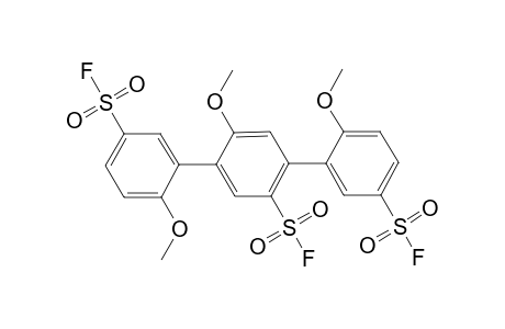 2,2'-Dimethoxy-5,5'-di(fluorosulfonyl)-4'-(2-methoxy-5-fluorosulfonylphenyl)biphenyl