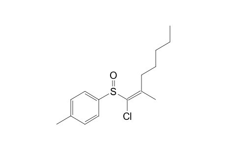 (E)-1-Chloro-2-methyl-1-(p-tolylsulfinyl)-1-heptene