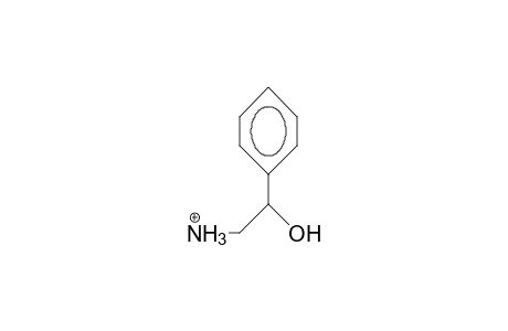 2-Ammonio-1-phenyl-ethanol cation
