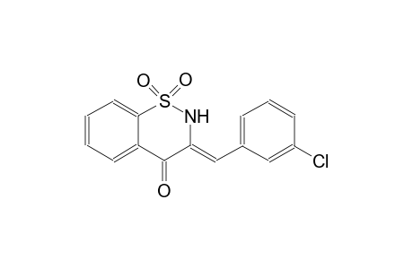 4H-1,2-benzothiazin-4-one, 3-[(3-chlorophenyl)methylene]-2,3-dihydro-, 1,1-dioxide, (3Z)-