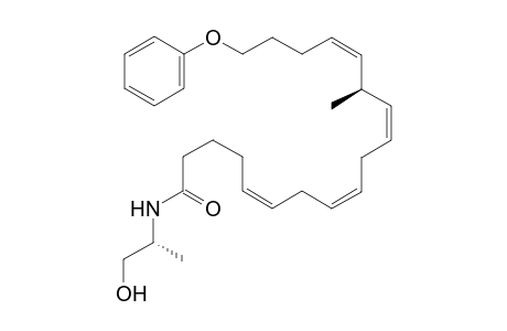 (13S,5Z,8Z,11Z,14Z)-N-((R)-1-Hydroxypropan-2-yl)-13-methyl-18-phenoxyoctadeca-5,8,11,14-tetraenamide