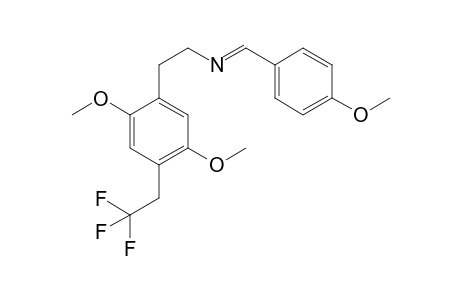 N-(2-[2,5-Dimethoxy-4-(2,2,2-trifluoroethyl)phenyl]ethyl)-1-(4-methoxyphenyl)methanimine