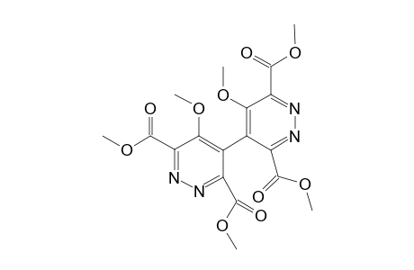 4-(3,6-dicarbomethoxy-5-methoxy-pyridazin-4-yl)-5-methoxy-pyridazine-3,6-dicarboxylic acid dimethyl ester