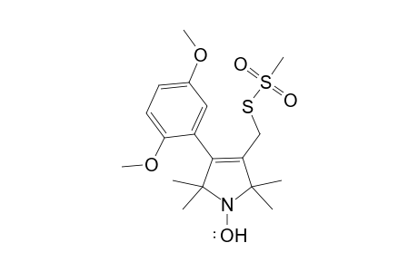 4-(2,5-Dimethoxyphenyl)-3-methylsulfonylthiomethyl-2,2,5,5-tetramethyl-2,5-dihydro-1H-3-pyrroline-1-yloxyl radical