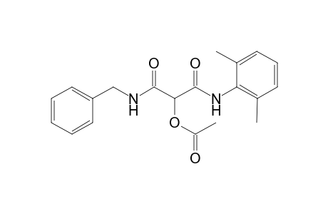 (2,6-Dimethylphenylcarbamoyl)(benzylcarbamoyl)methyl acetate