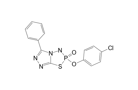 2-(4-CHLORO-PHENOXY)-6-PHENYL-1,2-DIHYDRO-[2-LAMBDA(5)]-[1,2,4]-TRIAZOLO-[4,3-D]-[1,3,4,2]-THIADIAZAPHOSPHOL-2-ONE