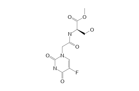 (R)-METHYL-2-[2-(5-FLUORO-2,4-DIOXO-3,4-DIHYDROPYRIMIDIN-1(2H)-YL)-ACETAMIDO]-3-HYDROXYPROPANOATE