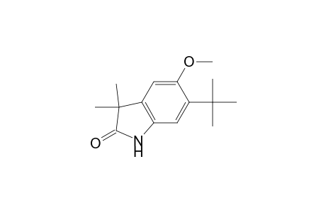 2H-Indol-2-one, 6-(1,1-dimethylethyl)-1,3-dihydro-5-methoxy-3,3-dimethyl-