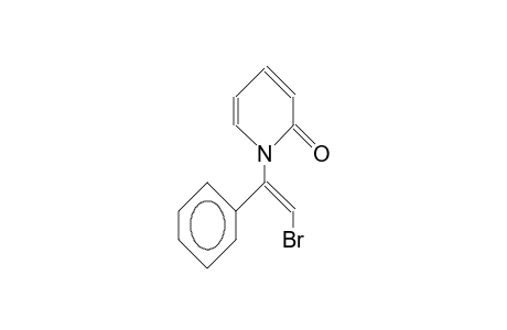 2(1H)-Pyridinone, 1-(2-bromo-1-phenylethenyl)-, (E)-