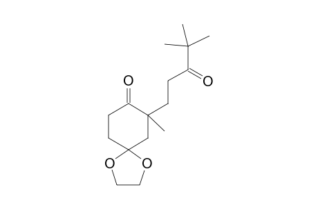 7-(4,4-dimethyl-3-oxopentyl)-7-methyl-1,4-dioxaspiro[4.5]decan-8-one