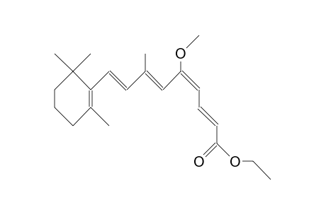 5-Methoxy-7-methyl-9-(2,6,6-trimethyl-1-cyclohexen-1-yl)-(2E,4Z,6E,8E)-2,4,6,8-nonatetraenoic acid, ethyl ester