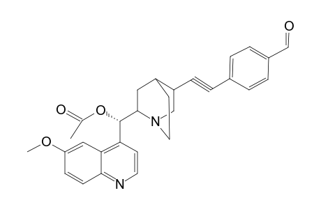 (S)-9-Acetoxy-11-(4-formylphenyl)-10,11-didehydro-6'-methoxycinchonan