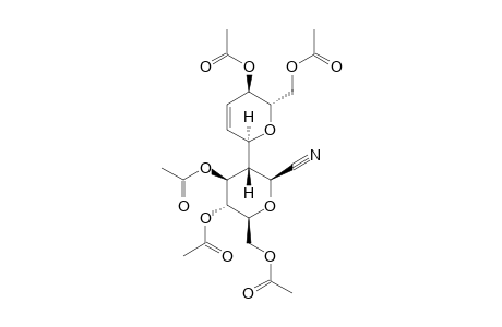 3,4,6-TRI-O-ACETYL-2-C-(4,6-DI-O-ACETYL-2,3-DIDEOXY-ALPHA-D-ERYTHRO-HEX-2-ENOPYRANOSYL)-2-DEOXY-BETA-D-GLUCOPYRANOSYL-CYANIDE