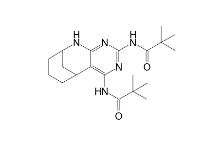 2,4-Bis(pivaloylamino)-5,6,7,8,9,10-hexahydro-5,9-methanopyrimido[4,5-b]azocine