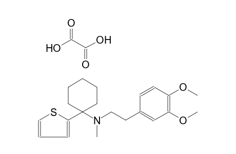 N-[2-(3,4-dimethoxyphenyl)ethyl]-N-methyl-1-(2-thienyl)cyclohexanamine oxalate