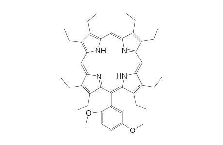 2,3,7,8,12,13,17,18-Octaethyl-5-(1,4-dimethylphen-6-yl)porphyrin