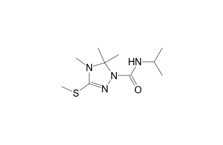 1H-1,2,4-Triazole-1-carboxamide, 4,5-dihydro-4,5,5-trimethyl-N-(1-methylethyl)-3-(methylthio)-