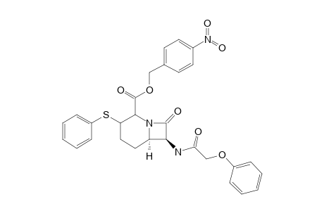 CIS-7-[(PHENOXYACETYL)-AMINO]-8-OXO-3-(PHENYLTHIO)-1-AZABICYCLO-[4.2.0]-OCTANE-2-CARBOXYLIC-ACID-(4-NITROPHENYL)-METHYLESTER