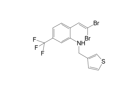 2-(2,2-dibromovinyl)-5-trifluoromethyl-N-(3-thienylmethyl)aniline