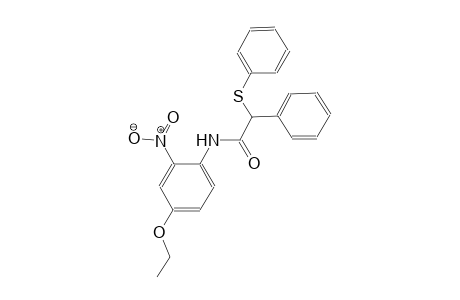 N-(4-ethoxy-2-nitrophenyl)-2-phenyl-2-(phenylsulfanyl)acetamide