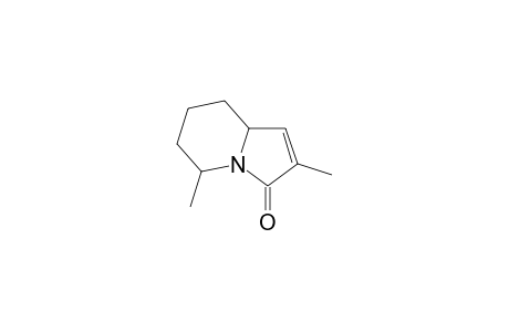 3(5H)-Indolizinone, 6,7,8,8a-tetrahydro-2,5-dimethyl-