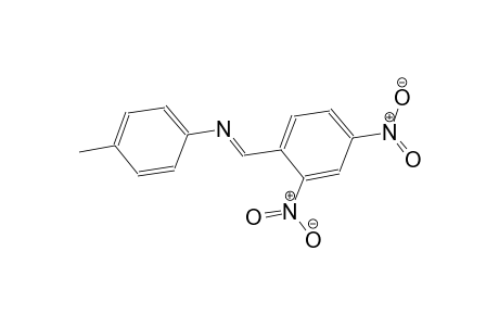 N-[(E)-(2,4-dinitrophenyl)methylidene]-4-methylaniline