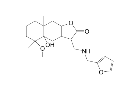 Decahydronaphtho[2,3-b]furan-2-one, 3-[[(furan-2-ylmethyl)amino]methyl]-4a-hydroxy-5-methoxy-5,8a-dimethyl-