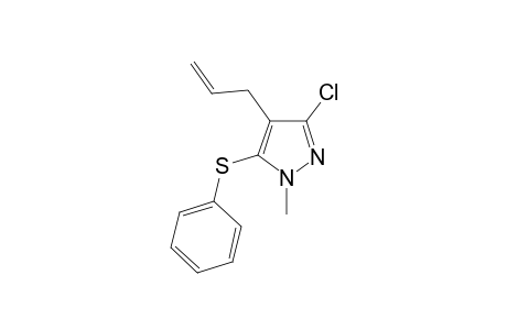 4-Allyl-3-chloro-1-methyl-5-(phenylthio)-1H-pyrazole