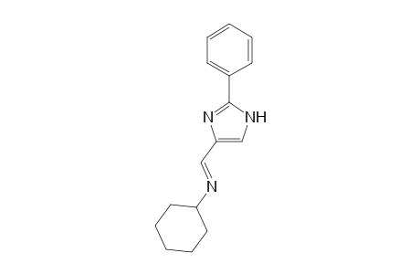 N-[(2-Phenyl-1H-imidazol-4-yl)methylidene]cyclohexanamine