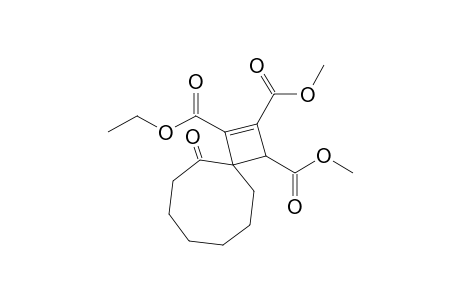 5-Oxospiro[3.7]undec-1-ene-1,2,3-tricarboxylic acid 1-ethyl ester 2,3-dimethyl ester