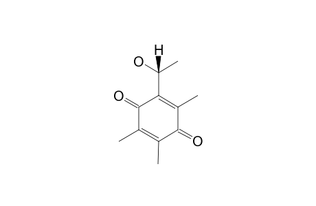 2-(1-HYDROXYETHYL)-3,5,6-TRIMETHYLBENZO-1,4-QUINONE