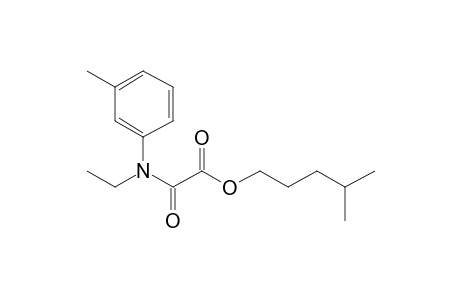 Oxalic acid, monoamide, N-ethyl-N-(3-methylphenyl)-, isohexyl ester