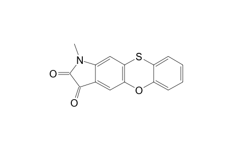 N-METHYLPYRROLO-[2.3-B]-PHENOXATHIIN-2,3-DIONE