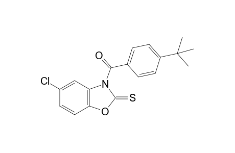 3-(p-tert-butylbenzoyl)-5-chloro-2-benzoxazolinethione