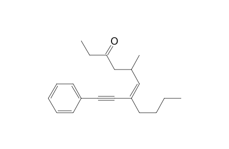 (Z)-5-methyl-7-(2-phenylethynyl)-6-undecen-3-one