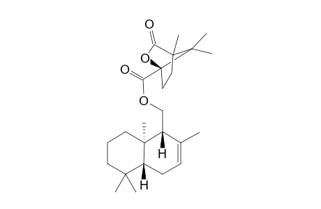 ent-Drim-7-en-11-yl (1R)-4,7,7-dimethyl-3-oxo-2-oxabicyclo[2.2.1]heptane-1-carboxylate