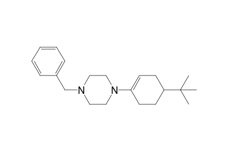1-Benzyl-4-(4-tert-butylcyclohex-1-en-1-yl)piperazine