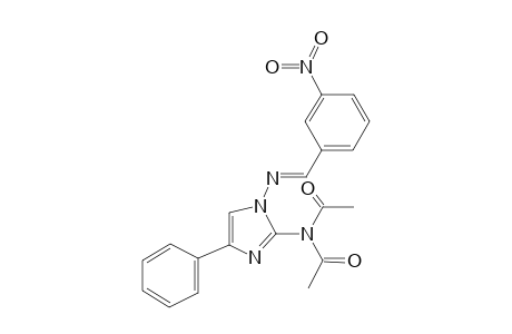 N-acetyl-N-(1-{[(E)-(3-nitrophenyl)methylidene]amino}-4-phenyl-1H-imidazol-2-yl)acetamide