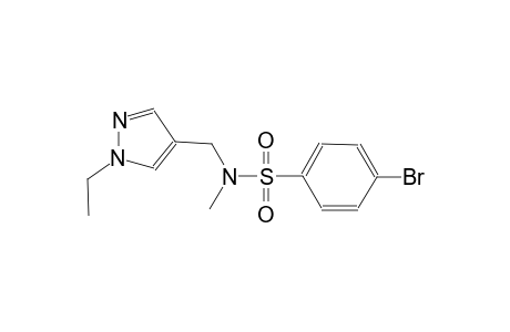 benzenesulfonamide, 4-bromo-N-[(1-ethyl-1H-pyrazol-4-yl)methyl]-N-methyl-