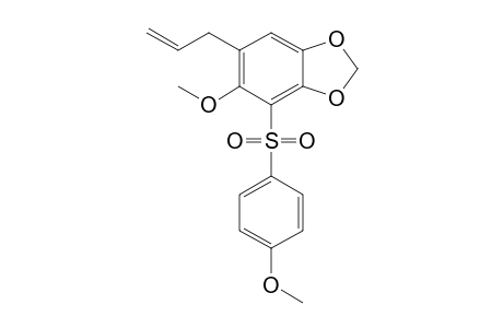 5-Methoxy-4-[(4'-methoxyphenyl)sulfonyl]-6-(2'-propenyl)-1,3-benzodioxole
