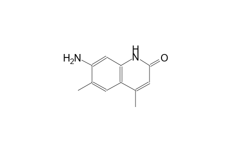 2(1H)-quinolinone, 7-amino-4,6-dimethyl-