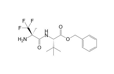 (S)-2-((R)-2-Amino-3,3,3-trifluoro-2-methyl-propionylamino)-3,3-dimethyl-butyric acid benzyl ester