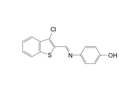Phenol, 4-(3-chloro-2-benzothienyl)methylenamino-