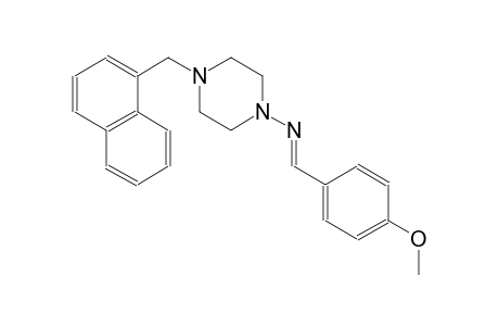 1-piperazinamine, N-[(E)-(4-methoxyphenyl)methylidene]-4-(1-naphthalenylmethyl)-