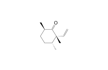 (2R,3R,6R)-2,3,6-trimethyl-2-vinylcyclohexanone